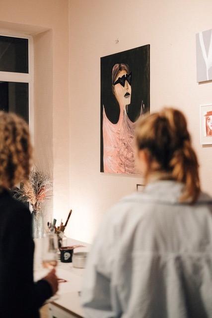 Not your muse Workshop Malen Selfportrait Silvi