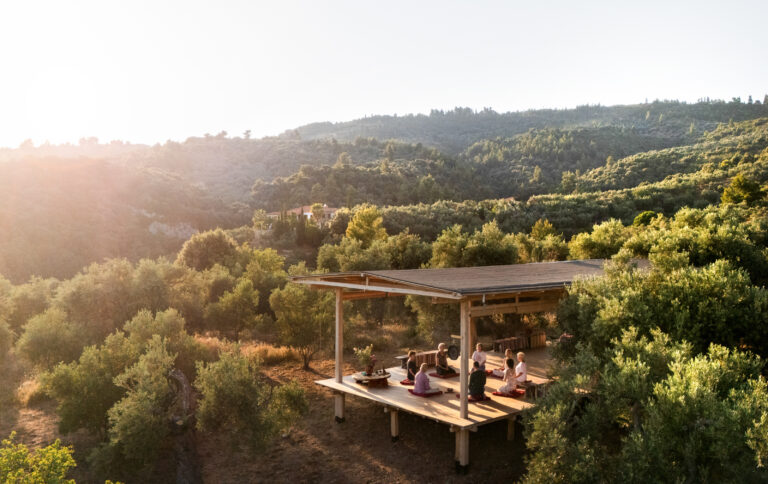 Yogaterrace at Peli Kastri Guesthouse & Retreat